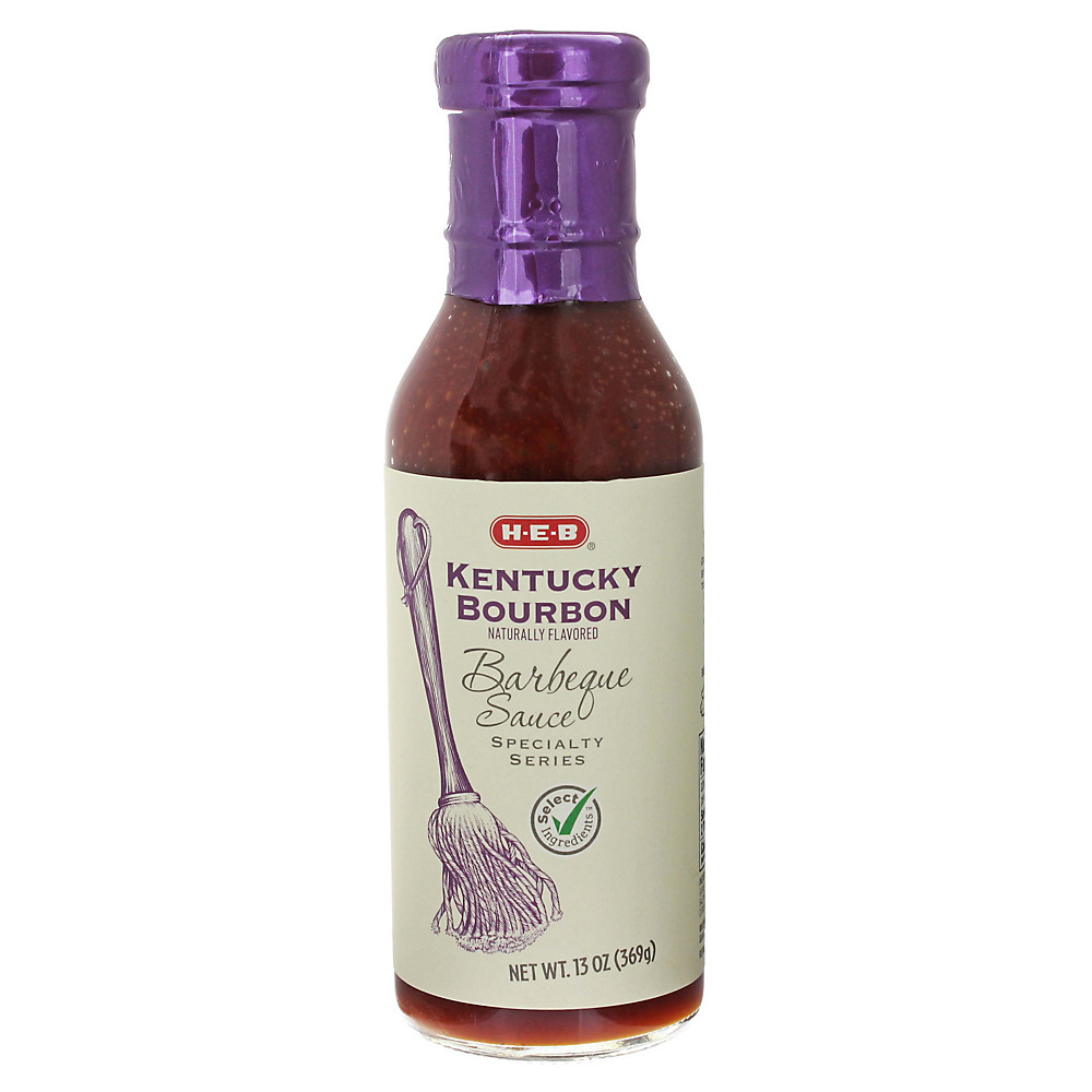 Calories in H-E-B Select Ingredients Specialty Series Kentucky Bourbon Barbeque Sauce, 13 oz
