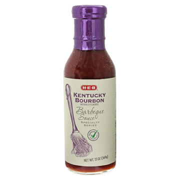 H-E-B Specialty Series Kentucky Bourbon Barbeque Sauce, 13 oz