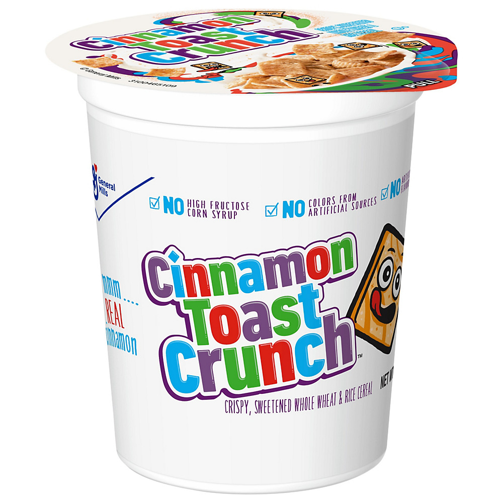 Calories in General Mills Cinnamon Toast Crunch Cereal Cup, 2 oz