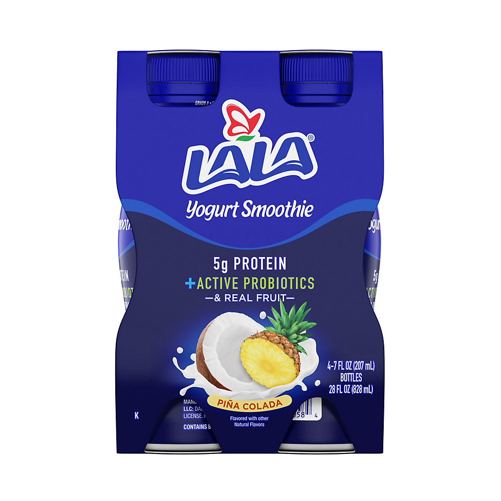 Calories in LALA Pina Colada Yogurt Smoothie 7 oz Bottles, 4 pk