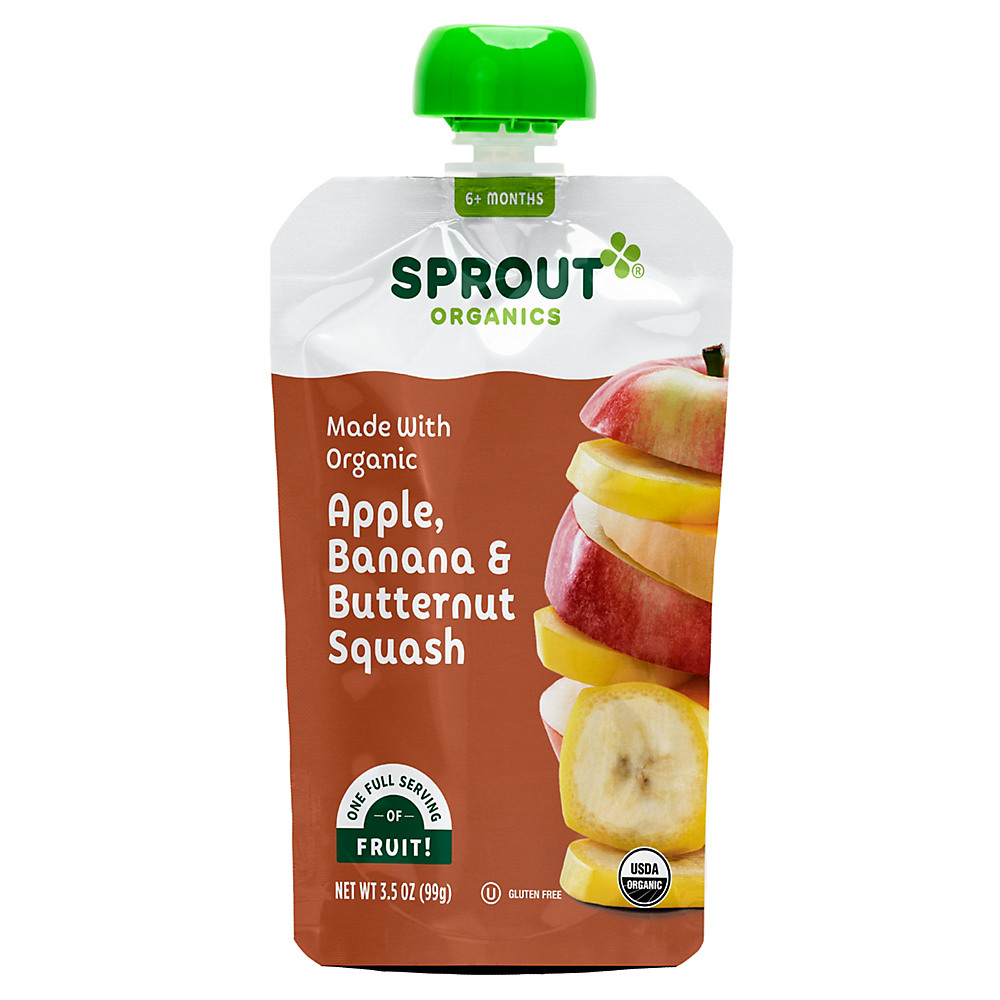 Calories in Sprout Stage 2 Apple Banana Butternut Squash, 3.5 oz