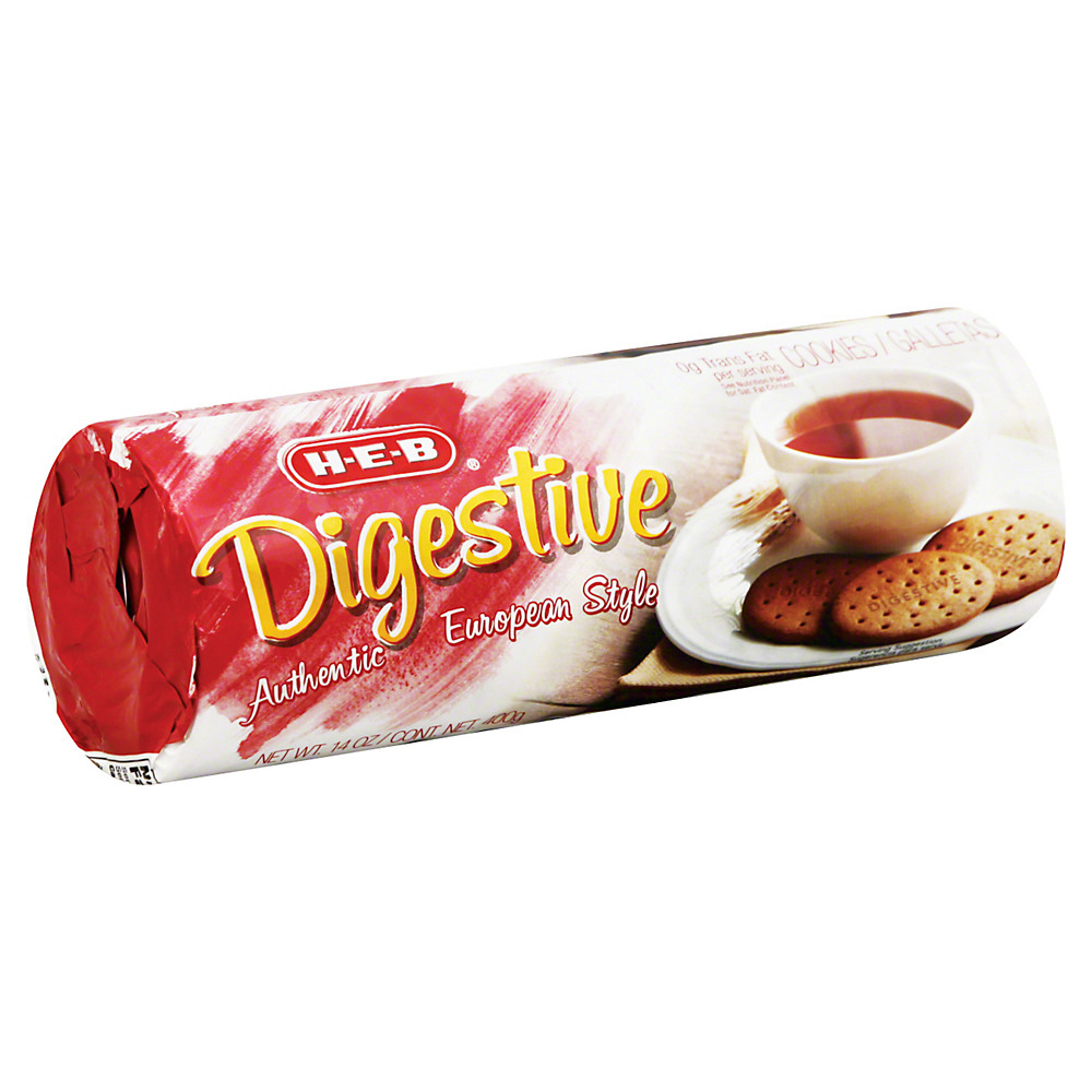 Calories in H-E-B Digestive Authentic European Style Cookies, 14.1 oz