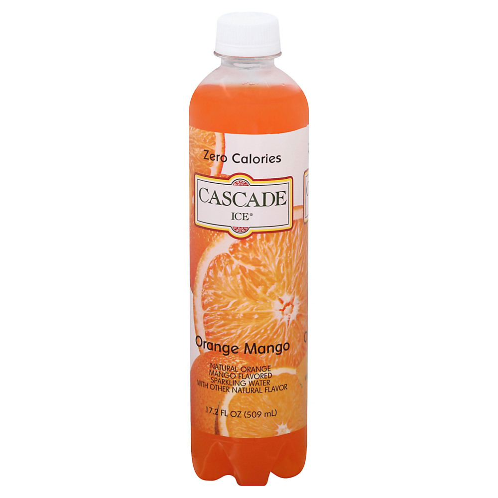 Calories in Cascade Ice Orange Mango Sparkling Water, 17.2 oz