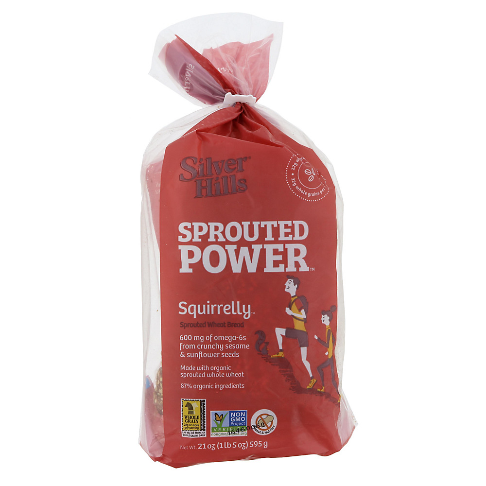 Calories in Silver Hills Sprouted Power Squirrelly Bread, 21 oz