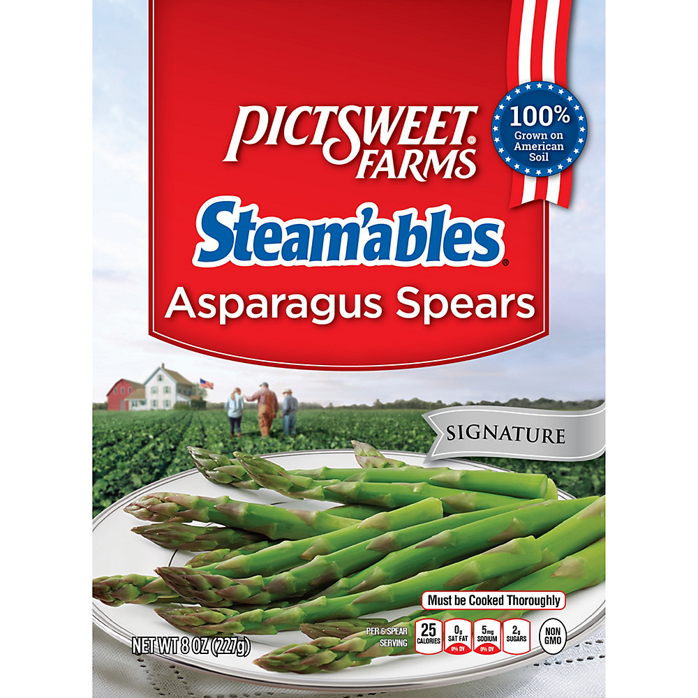 Calories in Pictsweet Steam'ables Asparagus Spears, 8 oz