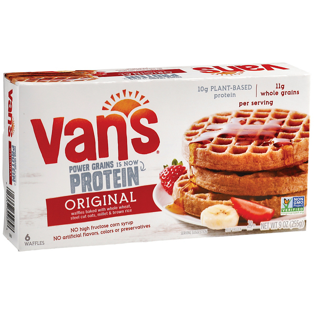 Calories in Van's Totally Natural Power Grains Waffles, 6 ct