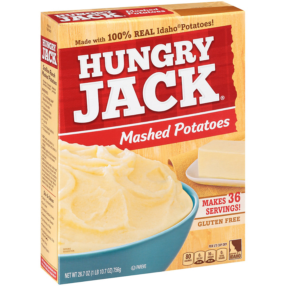 Calories in Hungry Jack Instant Mashed Potatoes, 26.7 oz