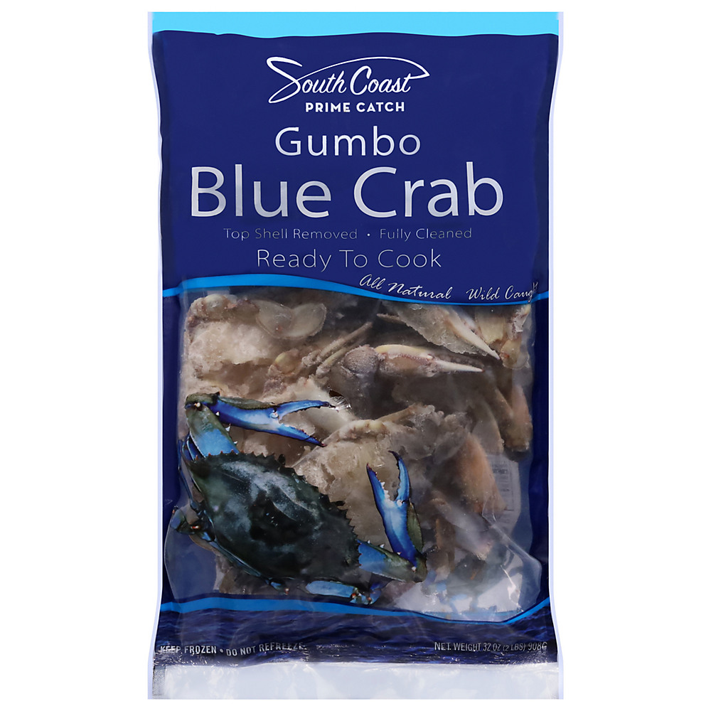 Calories in Frozen Cleaned Blue Crabs, 32 oz
