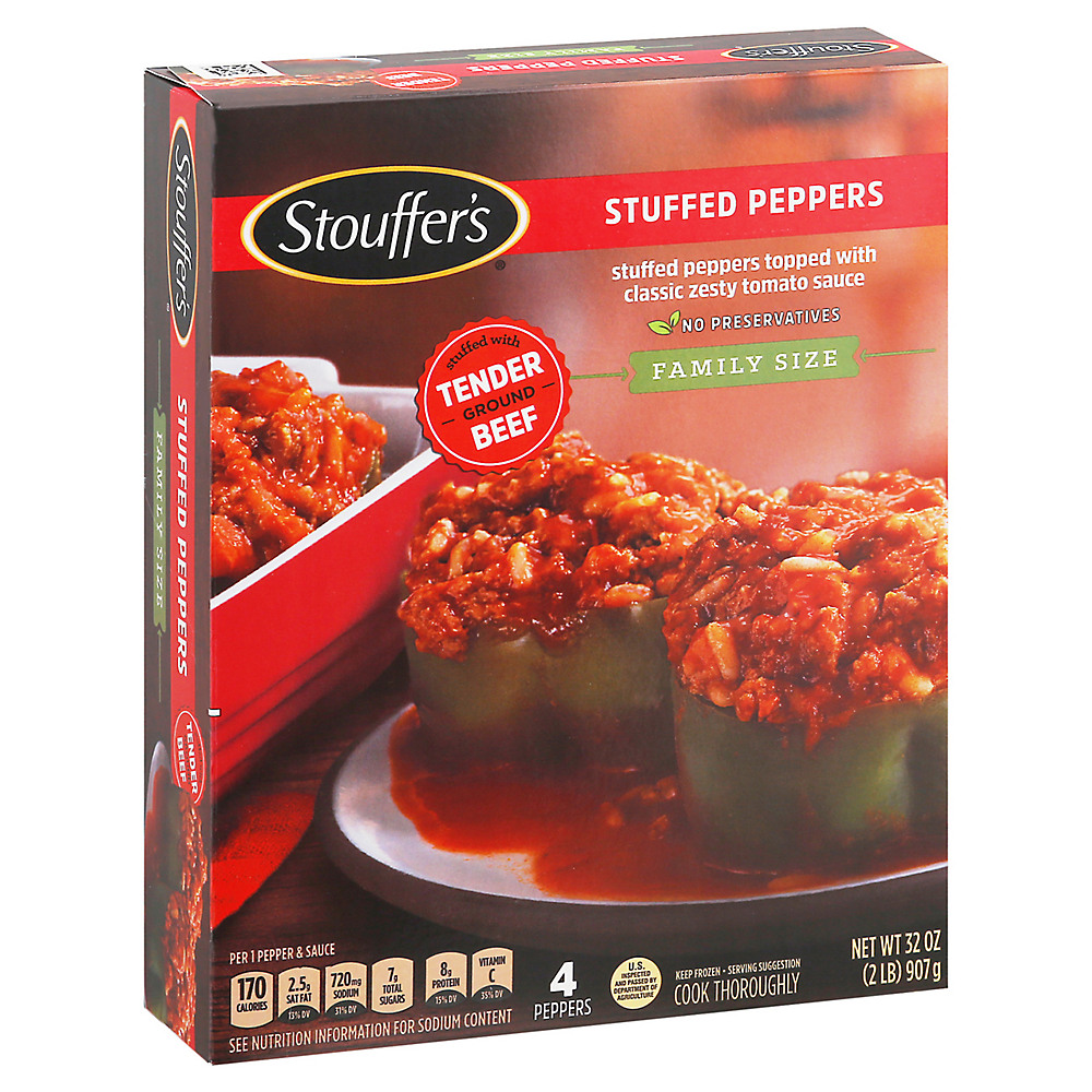 Calories in Stouffer's Stuffed Peppers Family Size, 32 oz