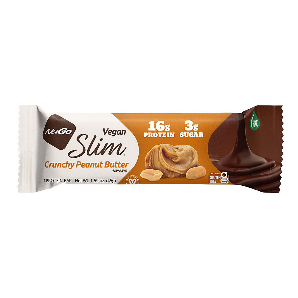 Calories in NuGo Slim Crunchy Peanut Butter Protein Bar, 1.59 oz