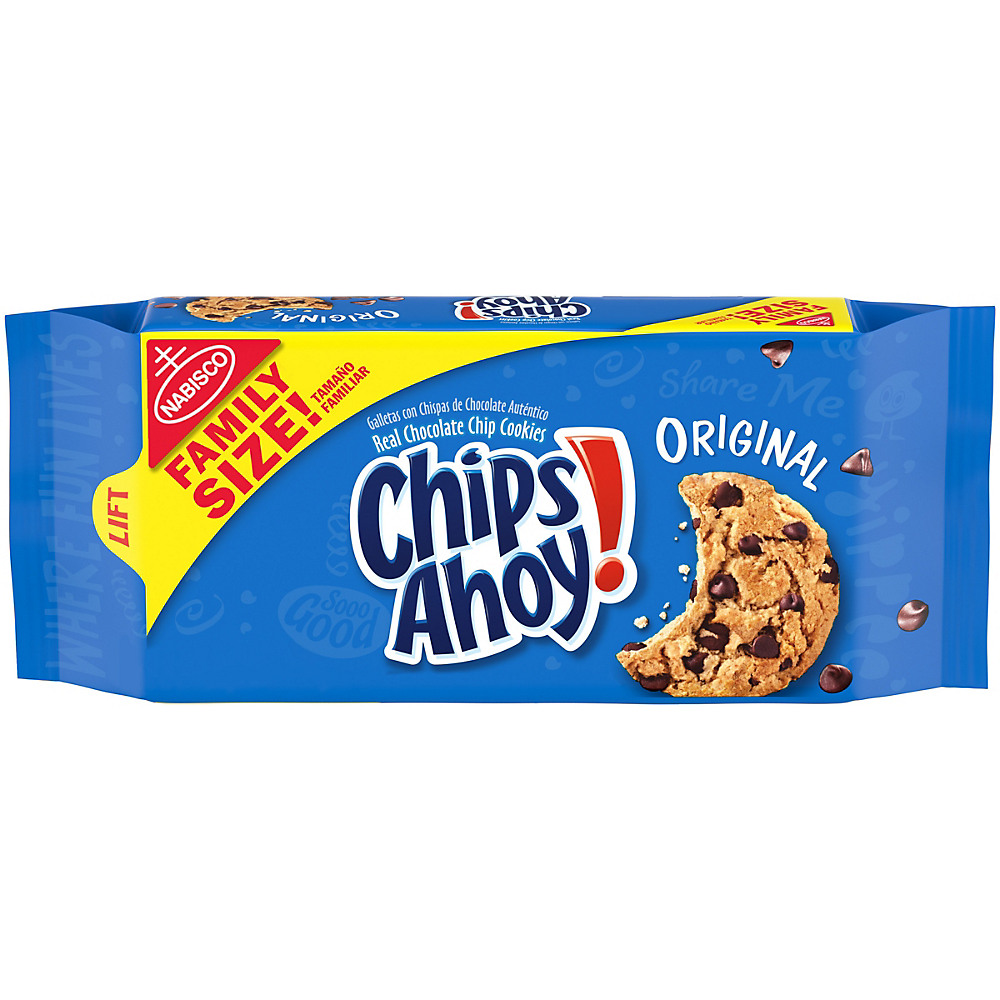 Calories in Nabisco Chips Ahoy! Real Chocolate Chip Original Cookies Family Size!, 18.2 oz