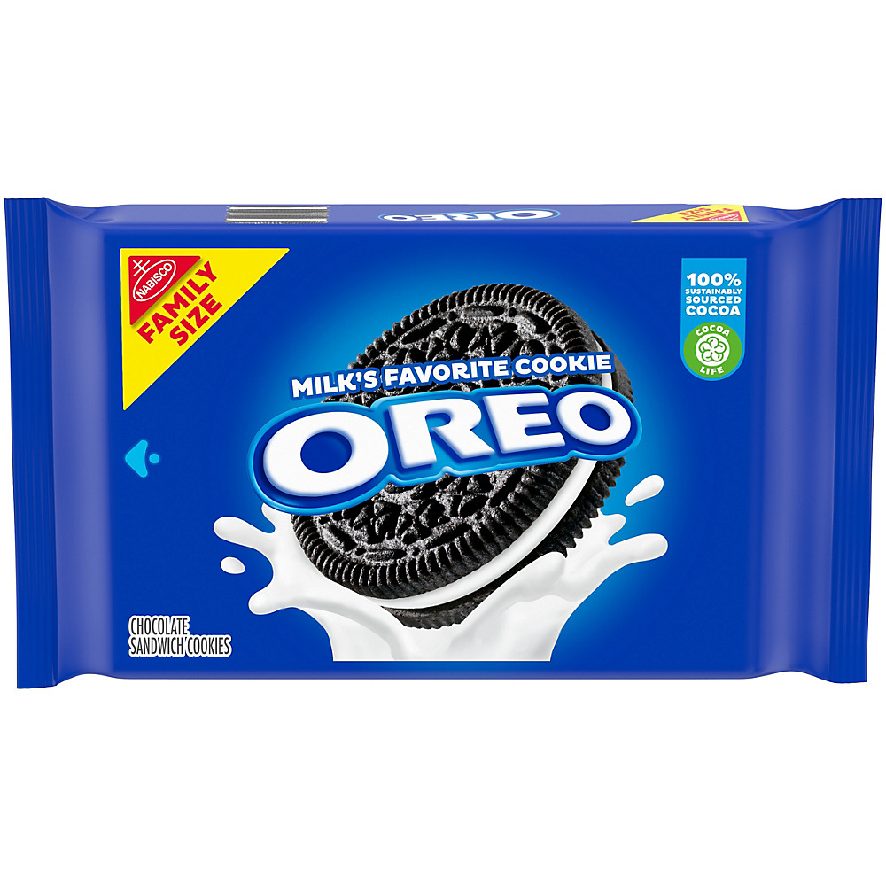Calories in Nabisco Oreo Chocolate Sandwich Cookies Family Size!, 19.1 oz
