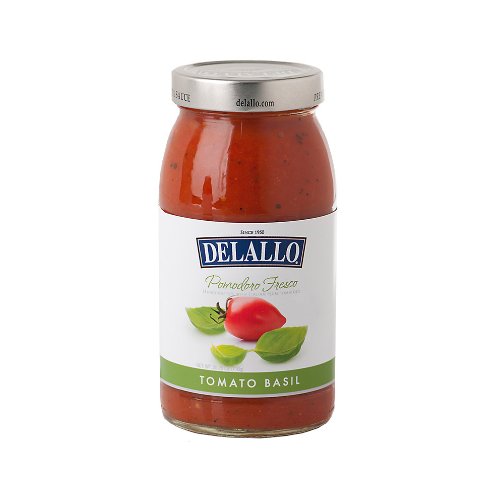 Calories in DeLallo Pomodoro Fresco Tomato Basil Sauce, 25.25 oz