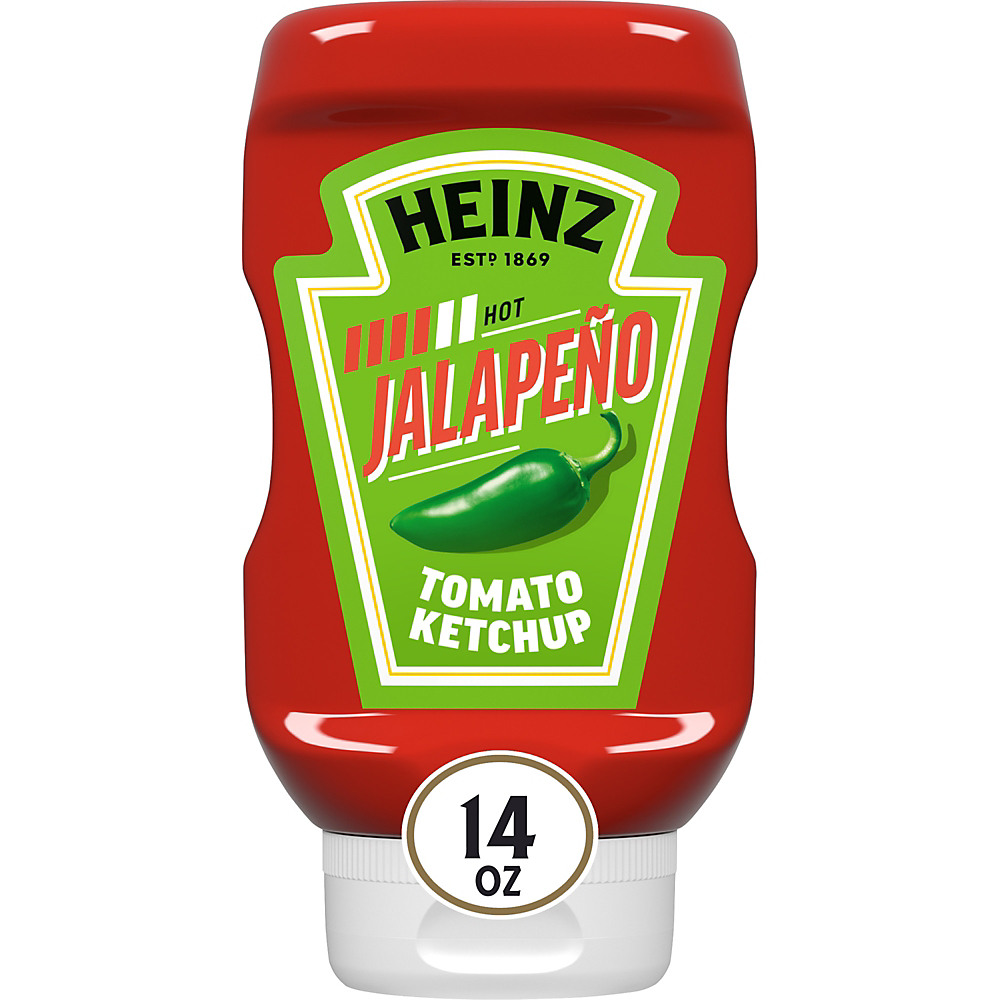 Calories in Heinz Jalapeno Tomato Ketchup, 14 oz