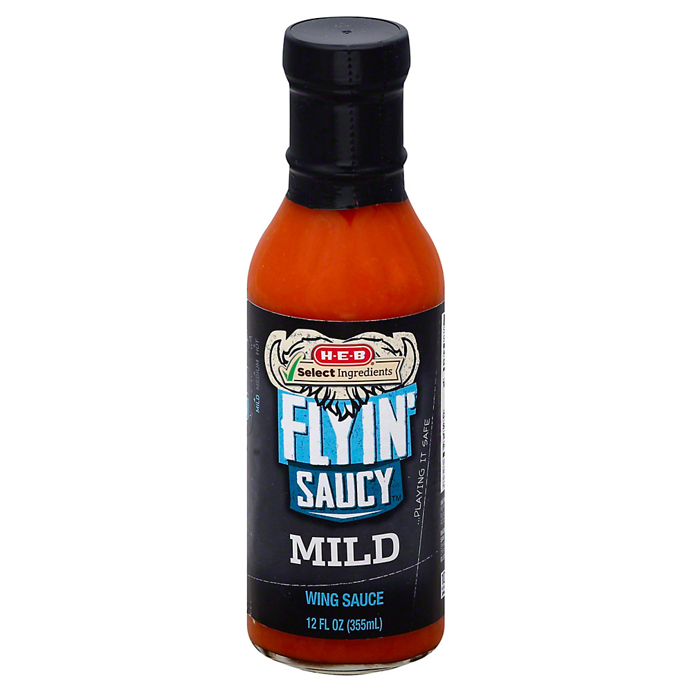 Calories in H-E-B Select Ingredients Flyin' Saucy Mild Wing Sauce, 12 oz