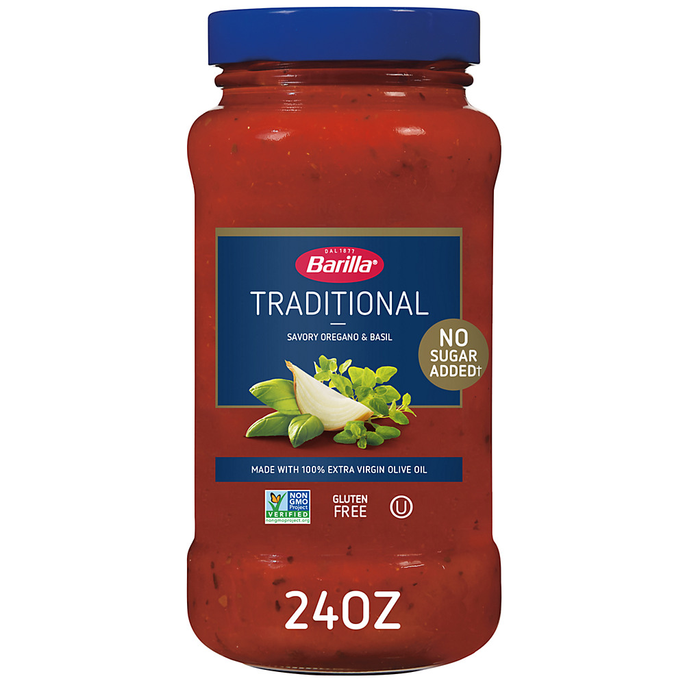 Calories in Barilla Traditional Sauce, 24 oz