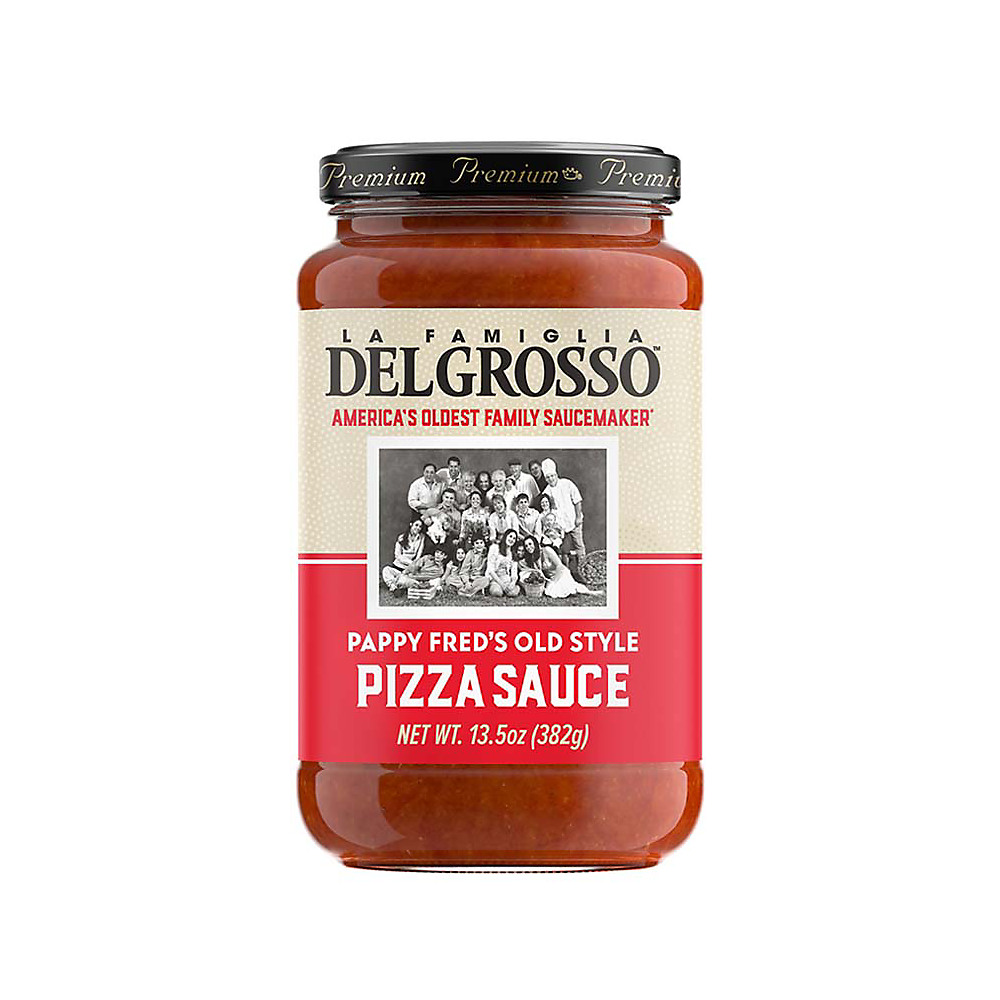 Calories in Del Grosso Pappy Fred's Old Style Pizza Sauce, 13.5 oz