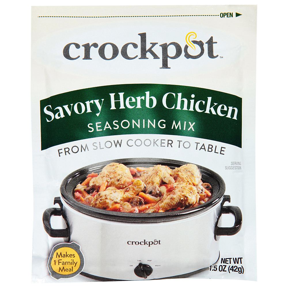 Calories in Crock-Pot Savory Herb Chicken Seasoning Mix, 1.5 oz