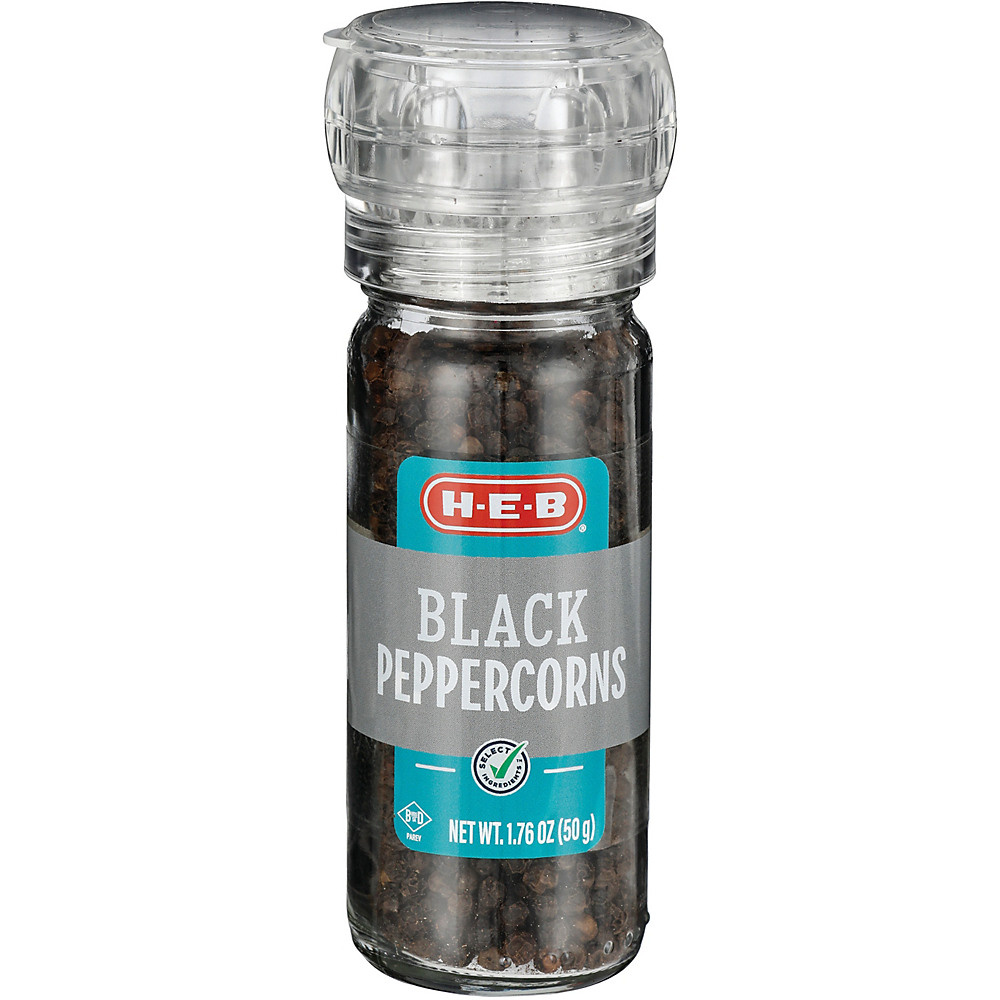 Calories in H-E-B Black Pepper Grinder, 1.76 oz
