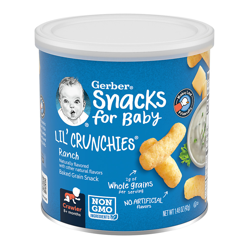 Calories in Gerber Lil' Crunchies Ranch, 1.48 oz