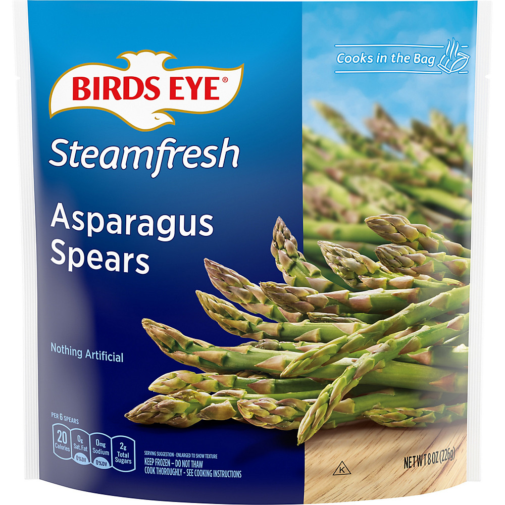 Calories in Birds Eye Steamfresh Asparagus Spears, 8 oz