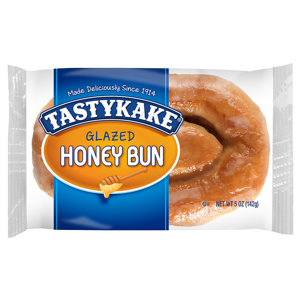 Calories in Tastykake Glazed Honey Bun, 5 oz