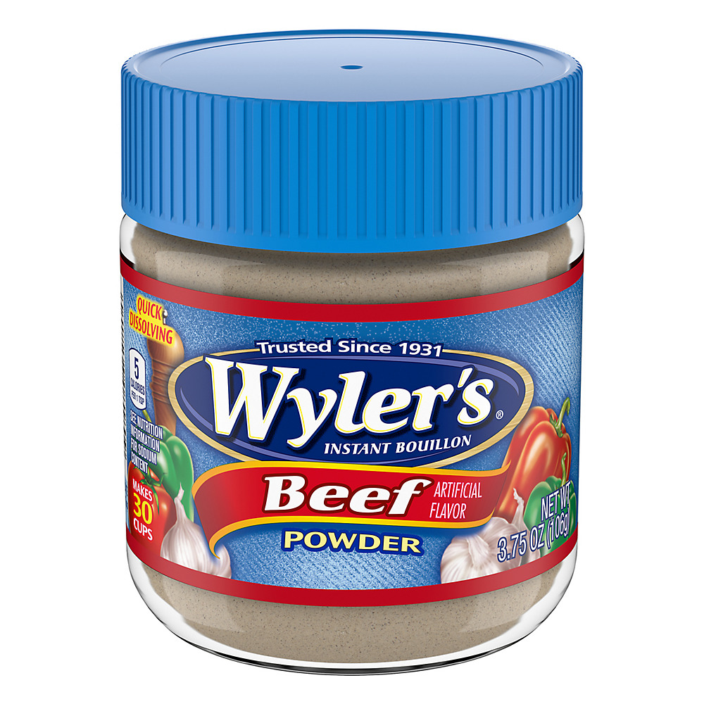 Calories in Wyler's Instant Bouillon Beef Flavor Powder, 3.75 oz