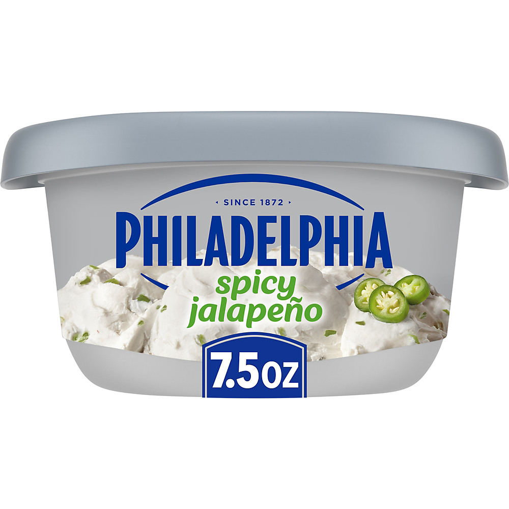 Calories in Kraft Philadelphia Spicy Jalapeno Cream Cheese, 7.5 oz