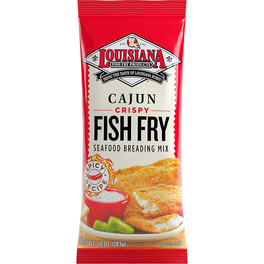 Calories in Louisiana Fish Fry Products Crispy Cajun Fish Fry, 10 oz