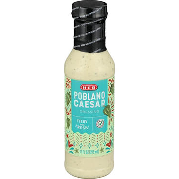 H-E-B Poblano Caesar Dressing (Sold Cold), 12 fl oz