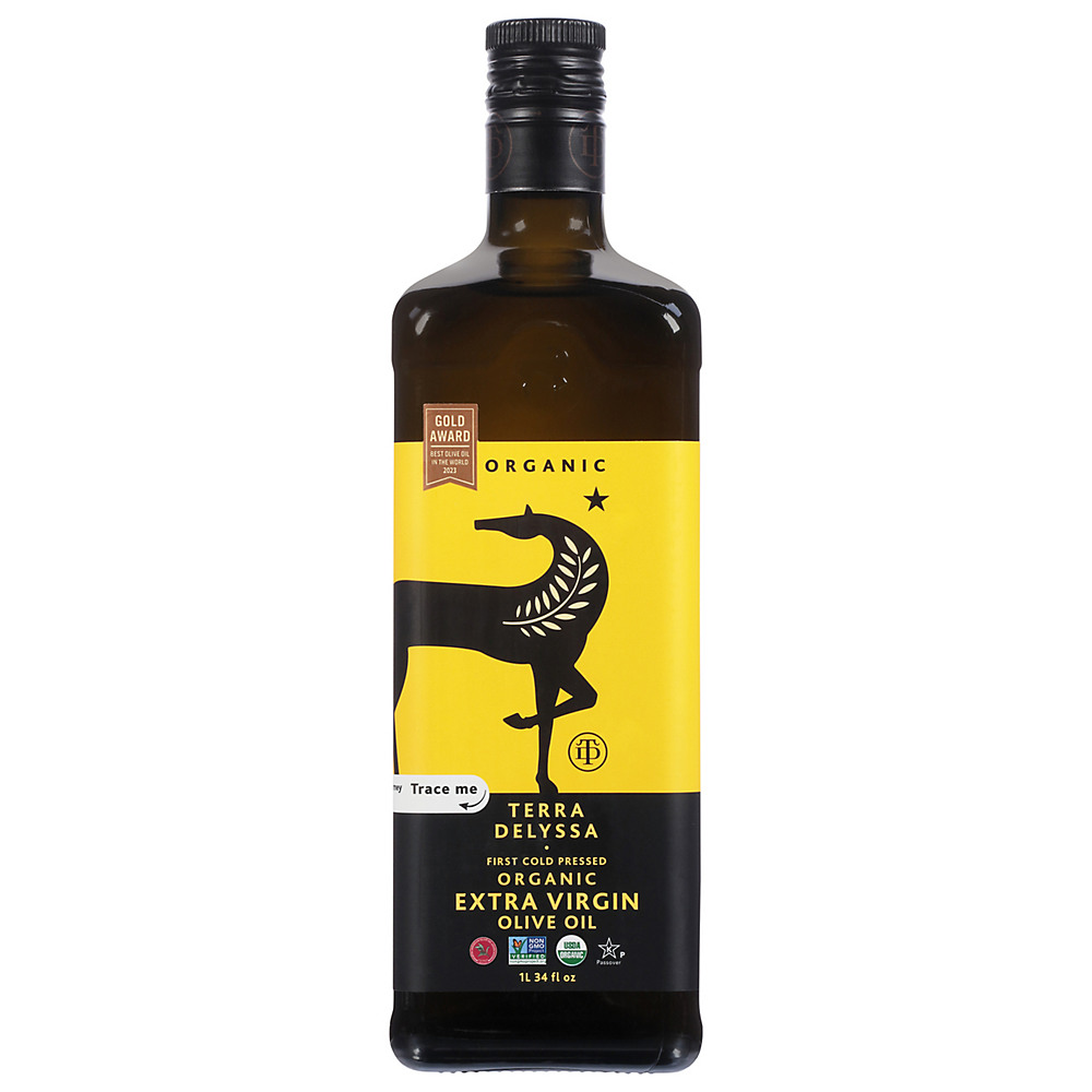 Calories in Terra Delyssa Organic  Extra Virgin Olive Oil, 34 oz
