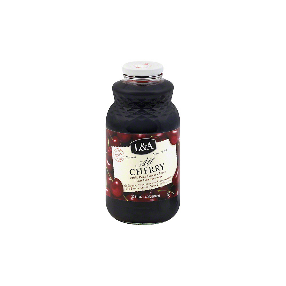 Calories in L&A All Cherry Juice, 32 oz