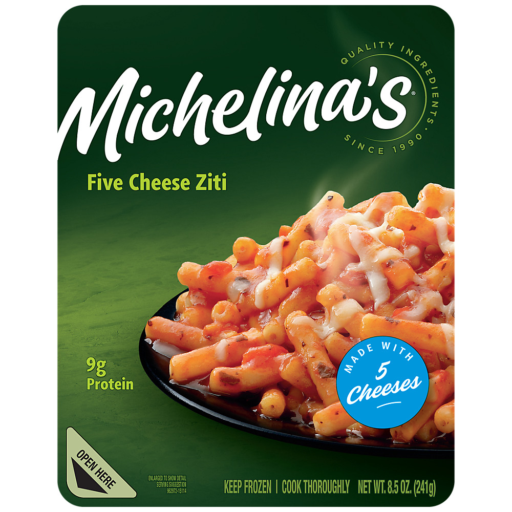 Calories in Michelina's Five Cheese Ziti, 8.5 oz