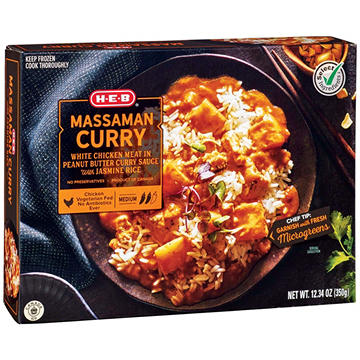 H-E-B Chicken Massaman Curry Frozen Meal, 12 oz