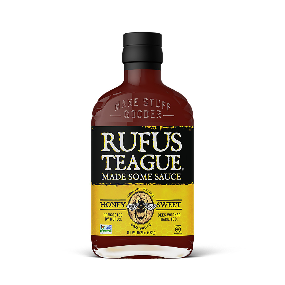 Calories in Rufus Teague Honey Sweet BBQ Sauce, 16 oz