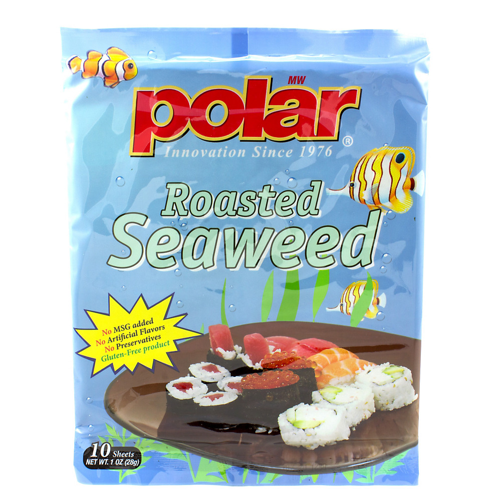 Calories in Polar Roasted Seaweed, 10 ct