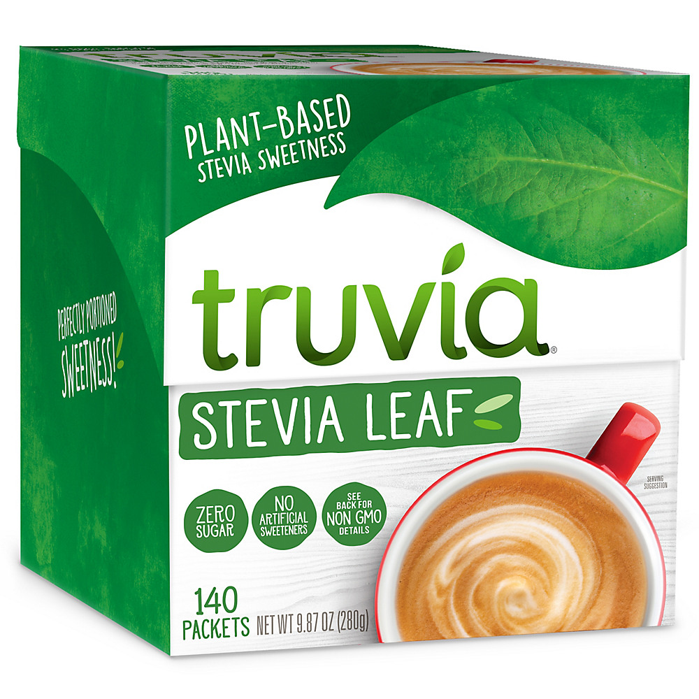 Calories in Truvia Calorie-Free Sweetener From Stevia Leaf Packets, 140 ct