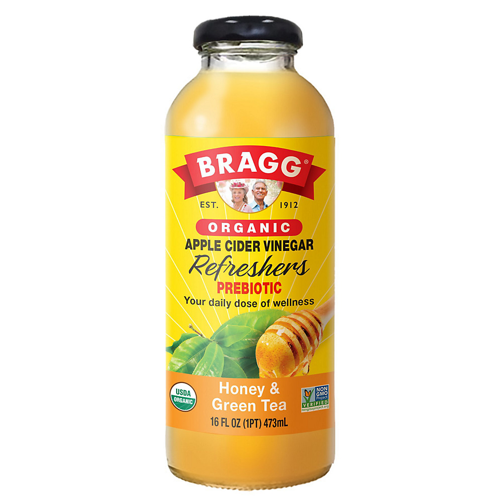 Calories in Bragg Organic Honey & Green Tea Apple Cider Vinegar Drink, 16 oz