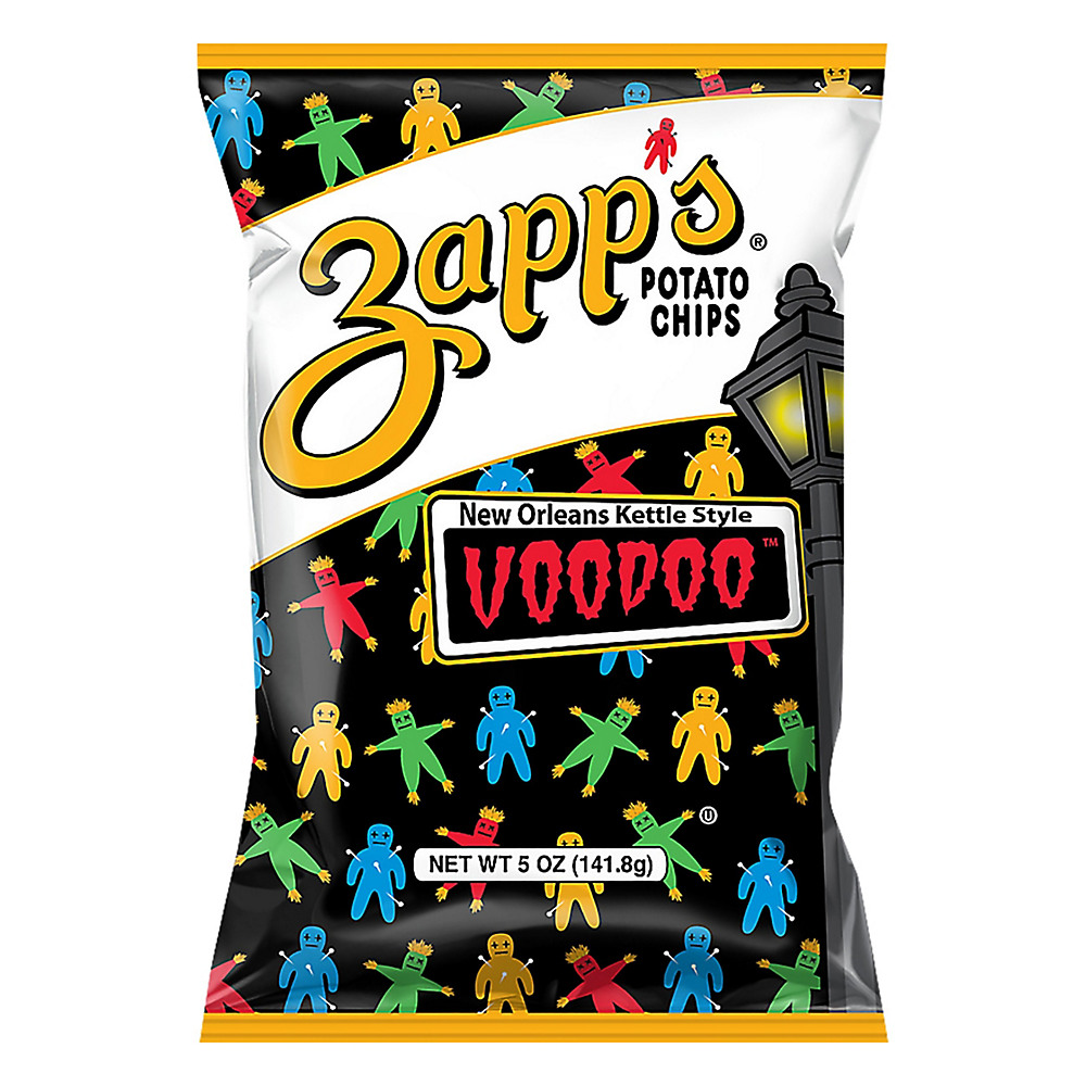 Calories in Zapp's Voodoo New Orleans Kettle Style Potato Chips, 4.75 oz