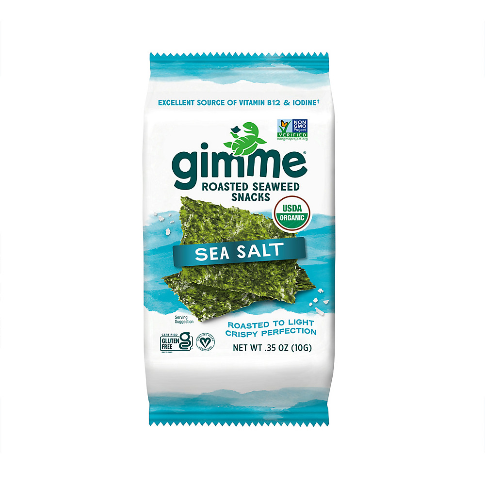Calories in Gimme Sea Salt Roasted Seaweed Snack, .35 oz