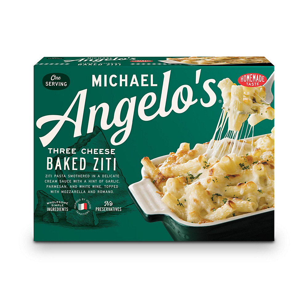 Calories in Michael Angelo's Three Cheese Baked Ziti, 11 oz