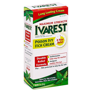 Ivarest Maximum Strength Poison Ivy Itch Relief Cream, 2 oz