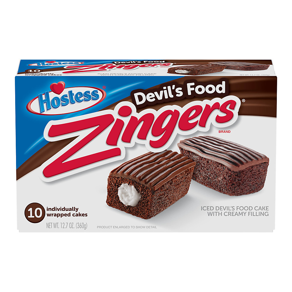 Calories in Hostess Chocolate Zingers, 10 ct
