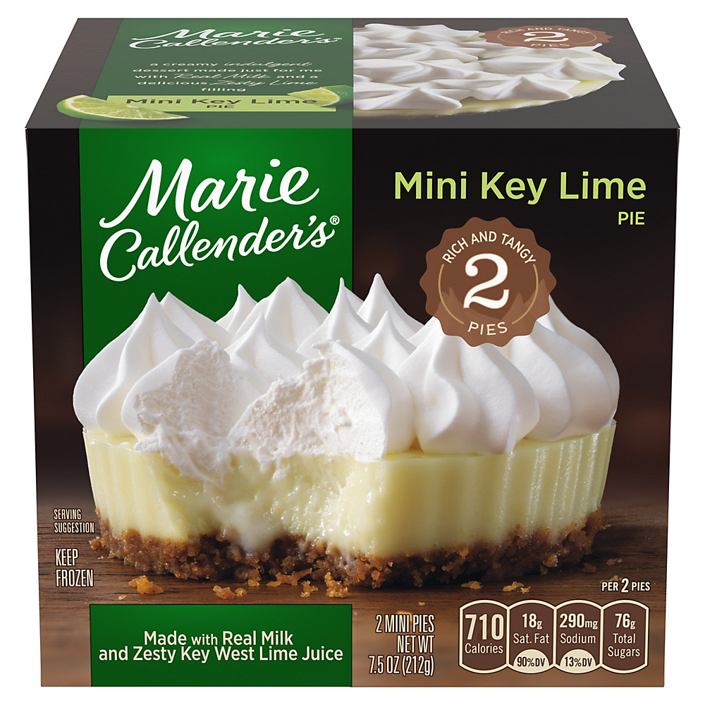 Calories in Marie Callender's Key Lime Mini Pies, 2 ct