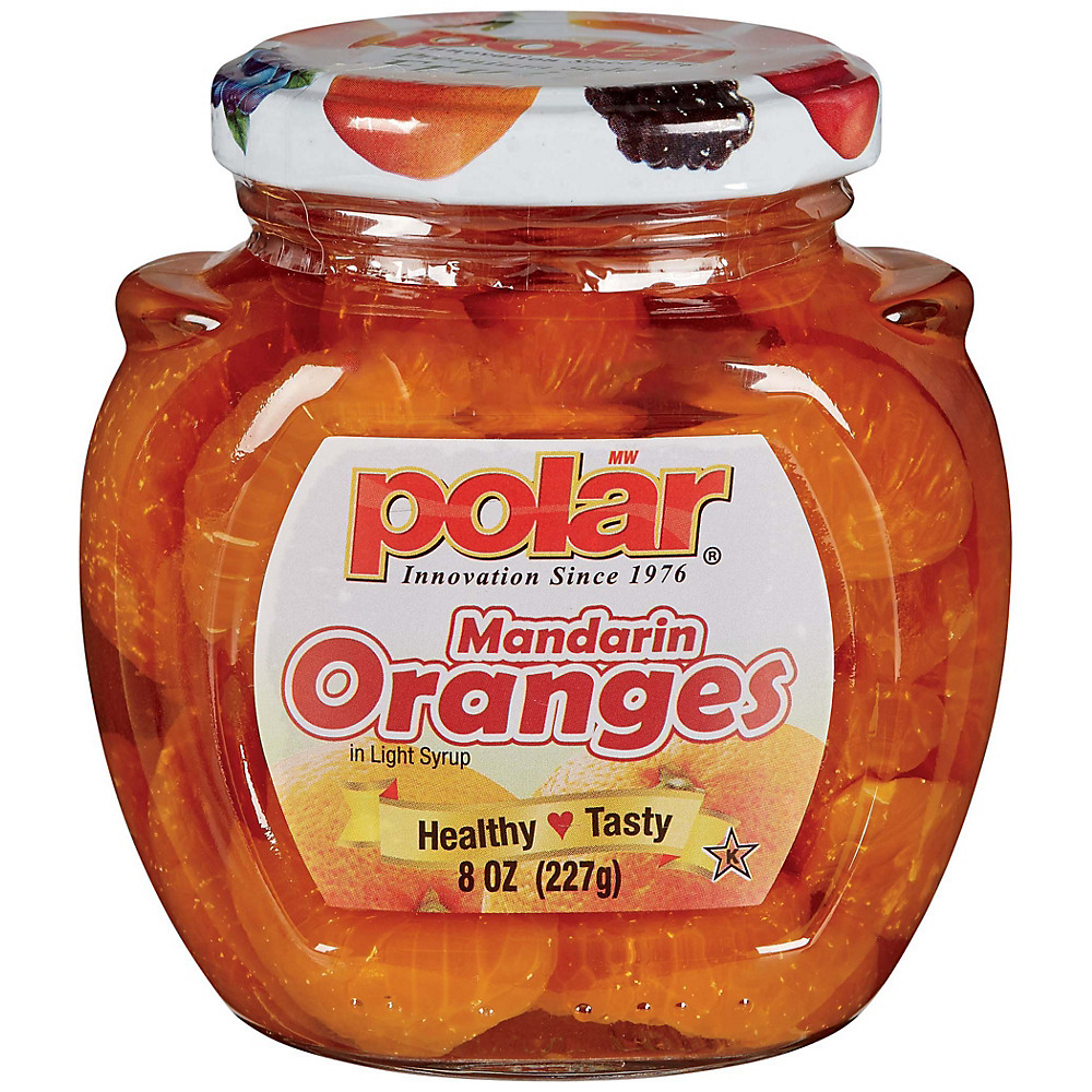 Calories in Polar Mandarin Oranges in Light Syrup, 8 oz