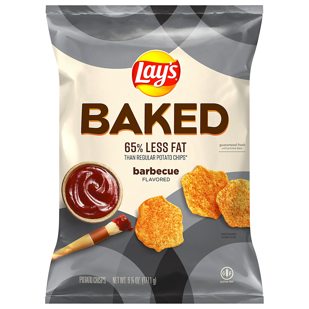 Calories in Lay's Oven Baked Barbecue Potato Chips, 6.25 oz