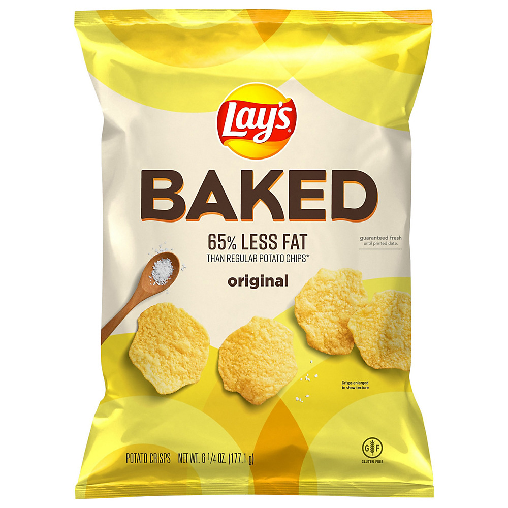 Calories in Lay's Oven Baked Original Potato Crisps, 6.25 oz