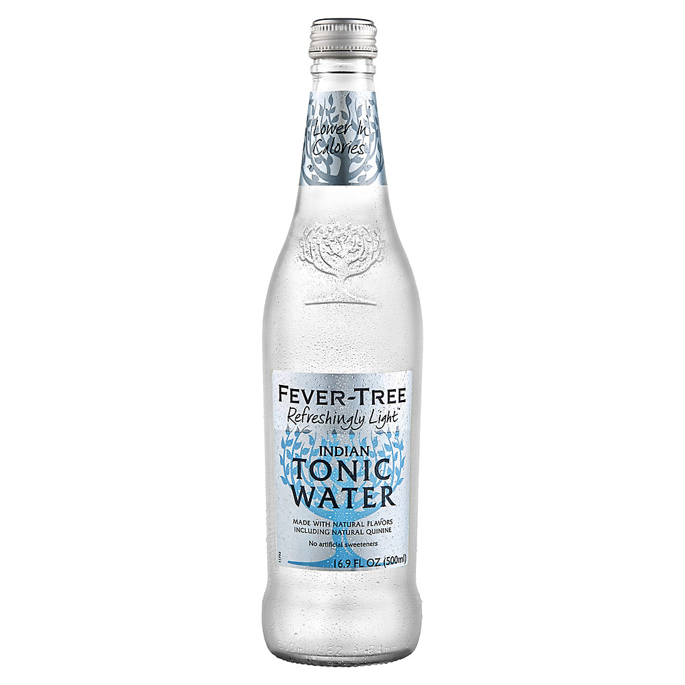 Calories in Fever Tree Refreshingly Light Light Premium Indian Tonic Water, 16.9 oz