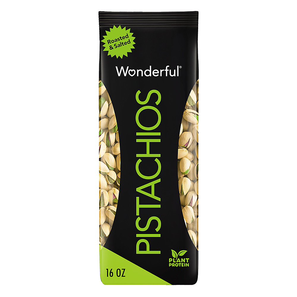 Calories in Wonderful Pistachios Roasted and Salted, 16 oz