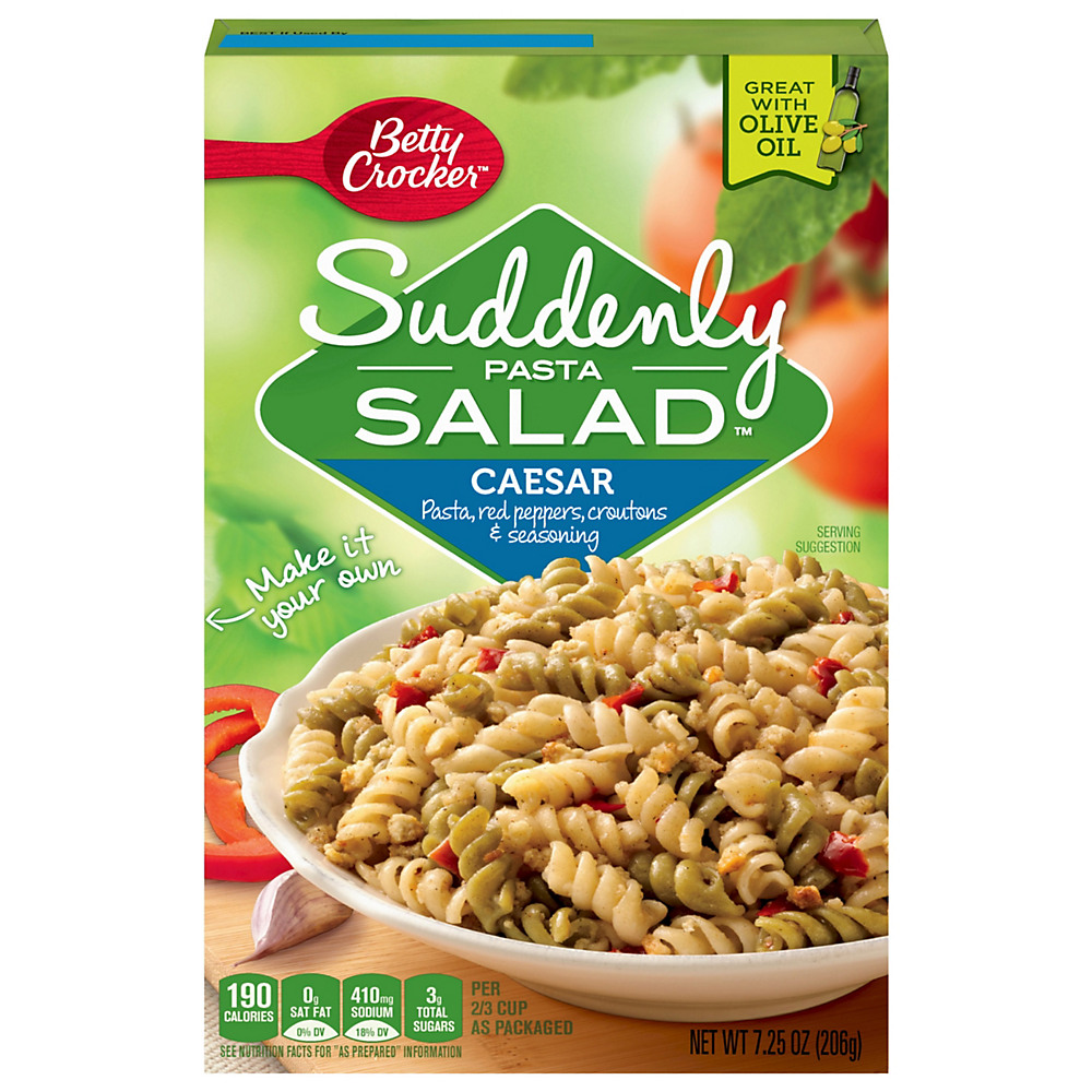 Calories in Betty Crocker Caesar Suddenly Salad Pasta Salad, 7.25 oz